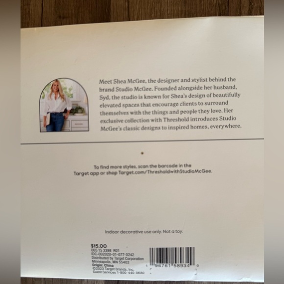 NEW Threshold Studio McGee Neutral Ceramic Bell Ornaments, Set of 3 - Picture 8 of 13